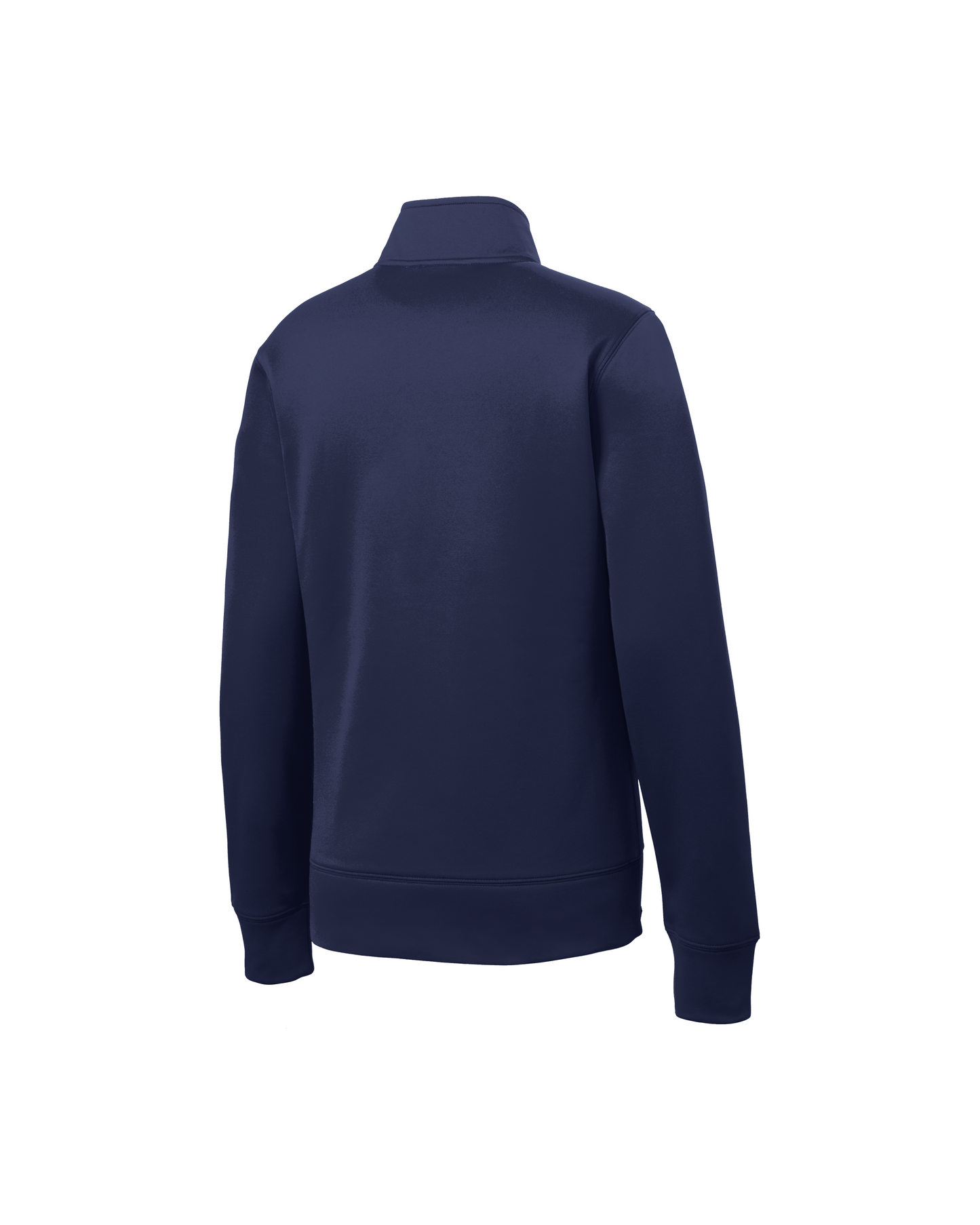 LADIES FLEECE FULL ZIP NAVY AND WHITE CPFT