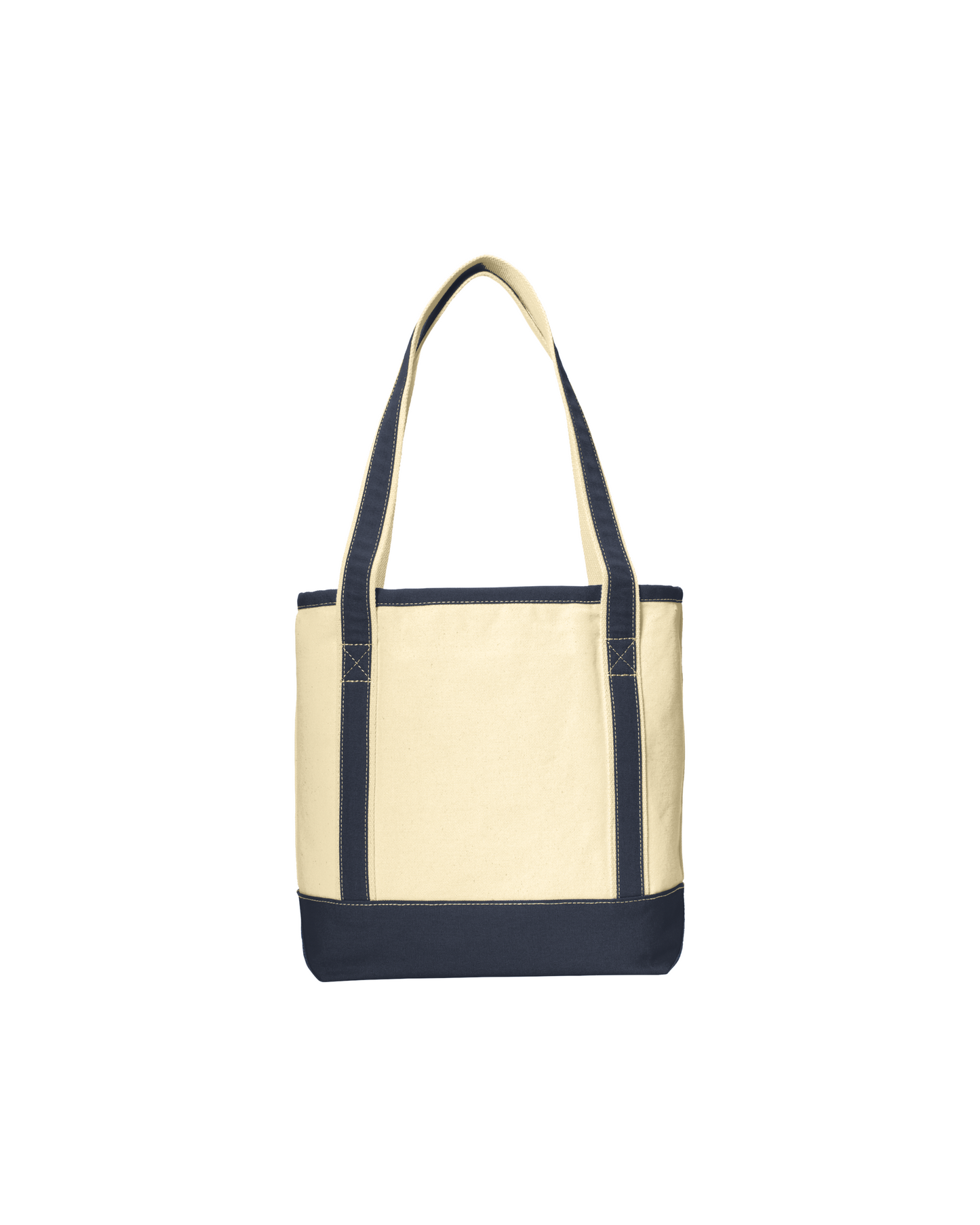NAVY AND TAN CANVAS BAG CPFT