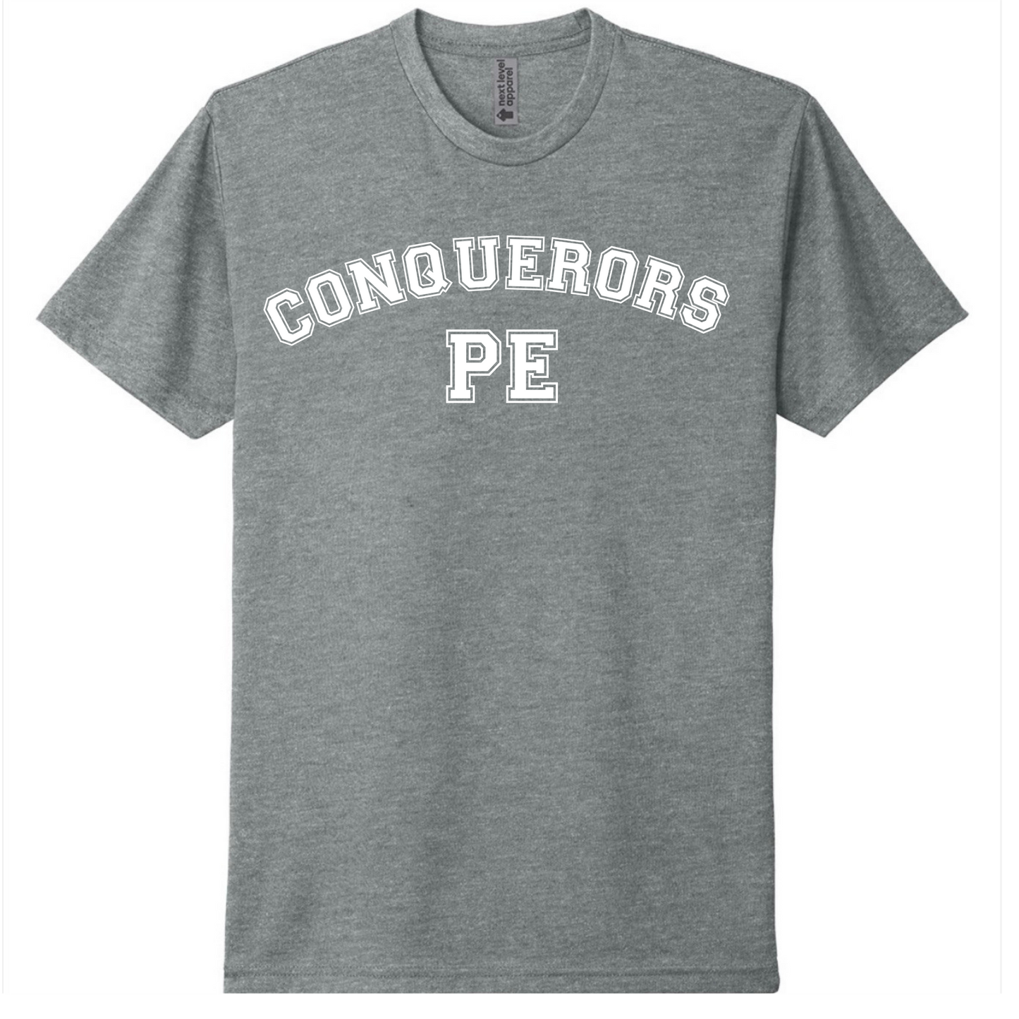 CCA Conquerors PE Gray Tee