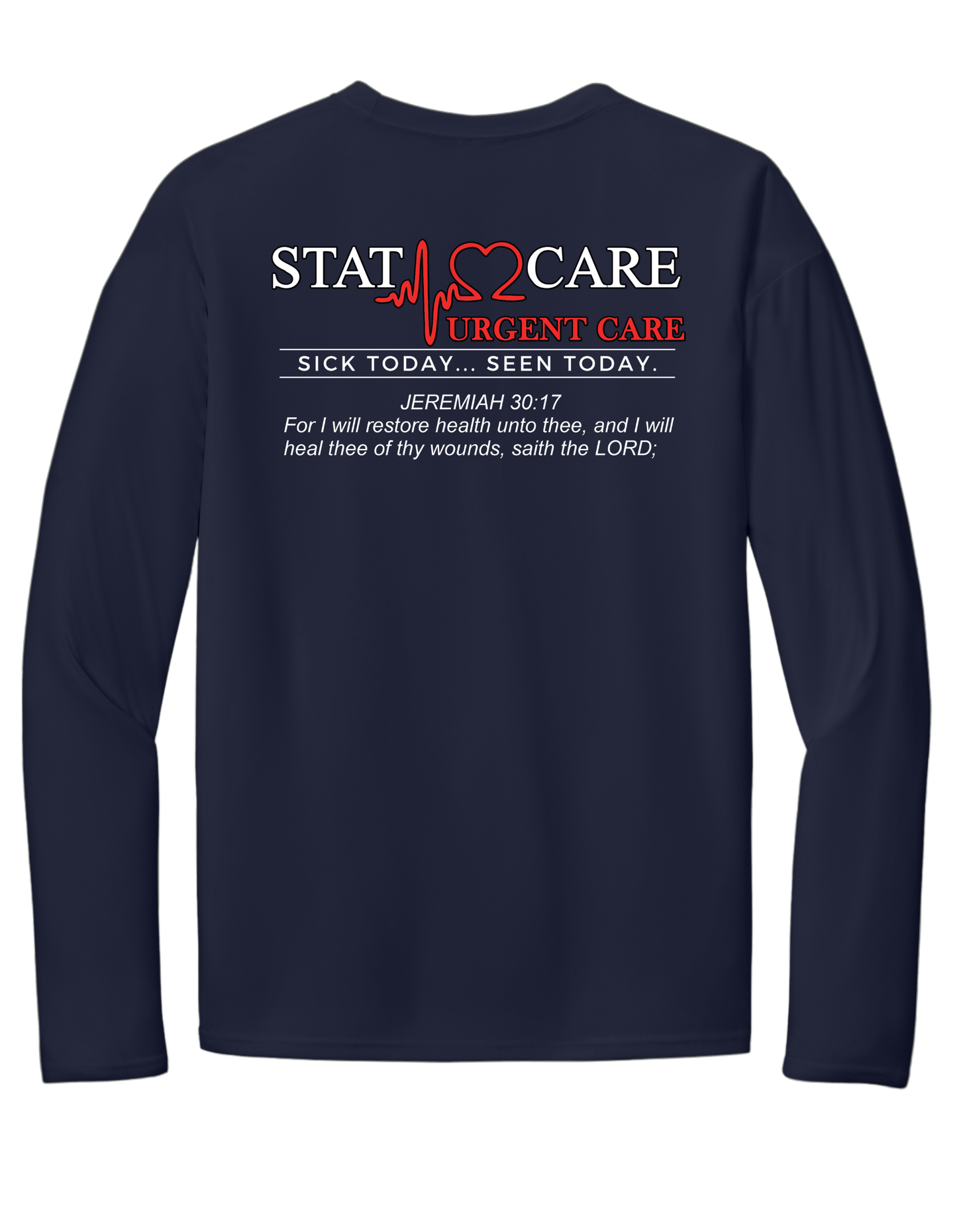 Port & Company Dri-Fit Long Sleeve Tee STATCARE