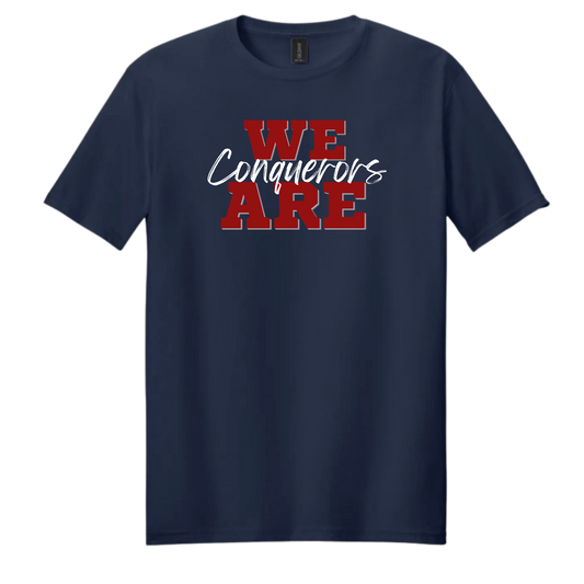 CCA We Are Conquerors Navy Tee