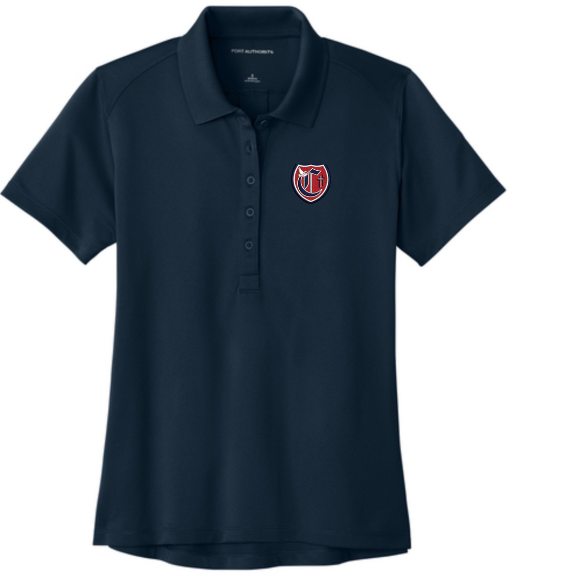 CCA Logo Short Sleeve Polo Ladies Fit