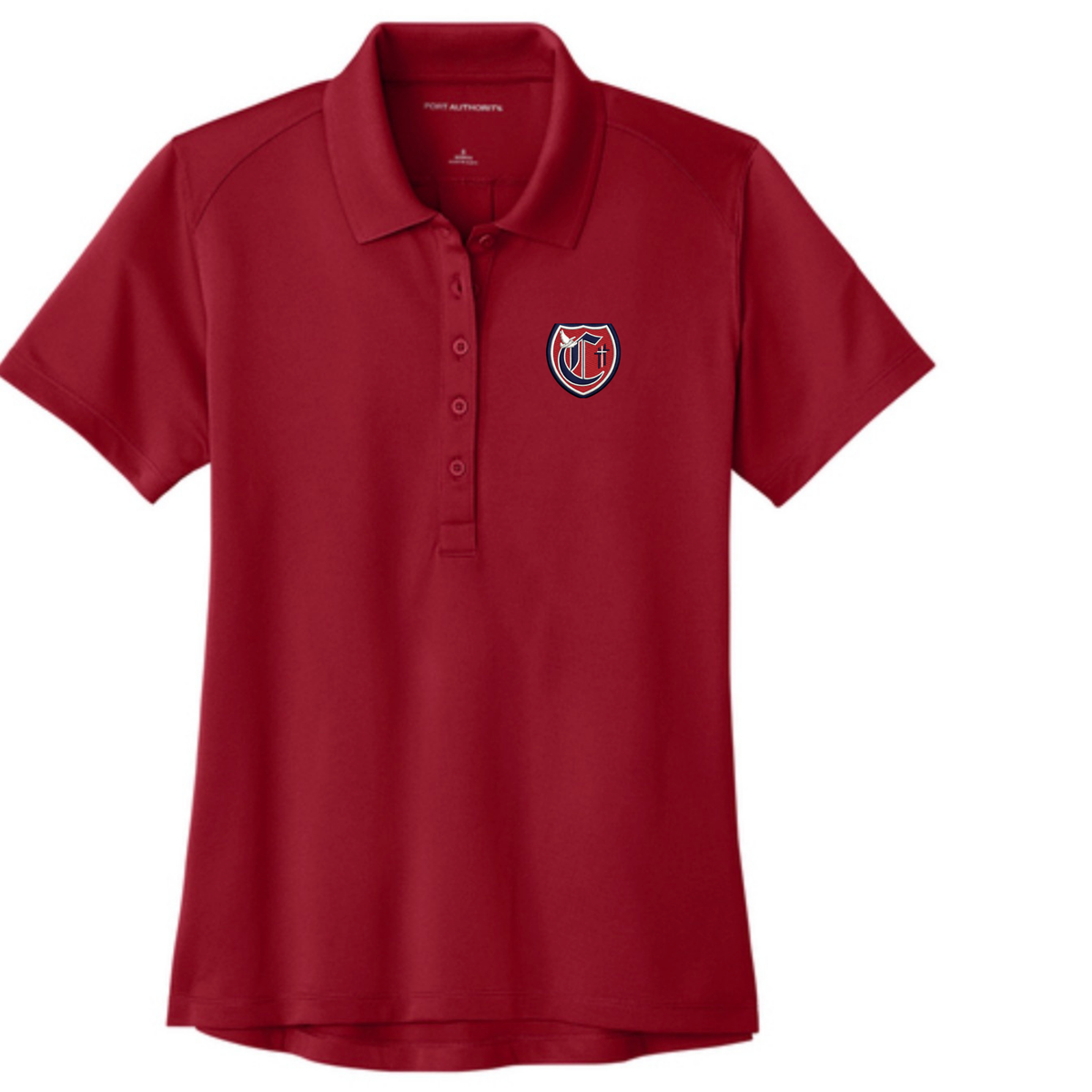 CCA Logo Short Sleeve Polo Ladies Fit