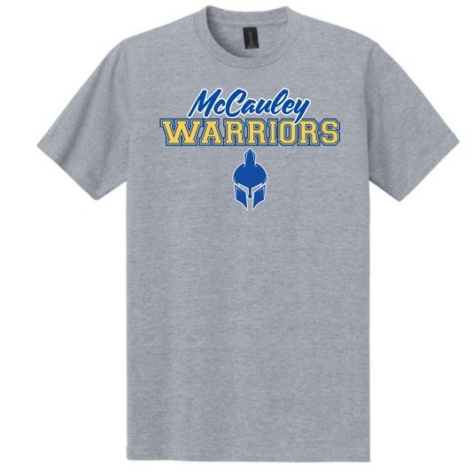WARRIORS Gray Short Sleeve Tee